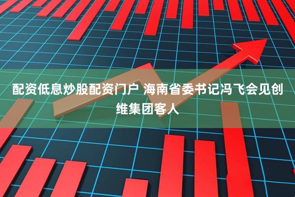 配资低息炒股配资门户 海南省委书记冯飞会见创维集团客人